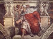 Michelangelo Buonarroti Die Erschaffung der Eva France oil painting artist
